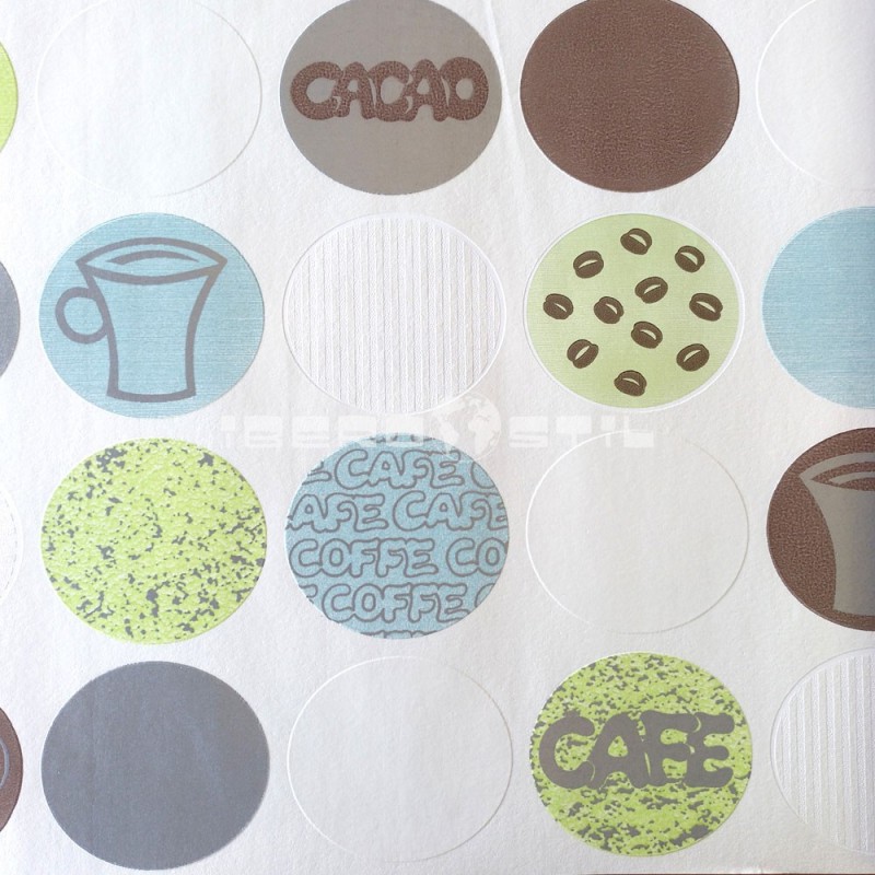 papel pintado barato papel cocina café cacao de la colección efectos 1 de nuestro papel pintado